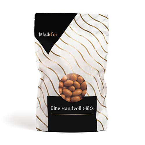 Jalall D'or Karamell-Salz-Mandeln mit Vollmilch-Schokolade Großpackung 1 kg - Salted Caramel Nuts von Jalall D'or