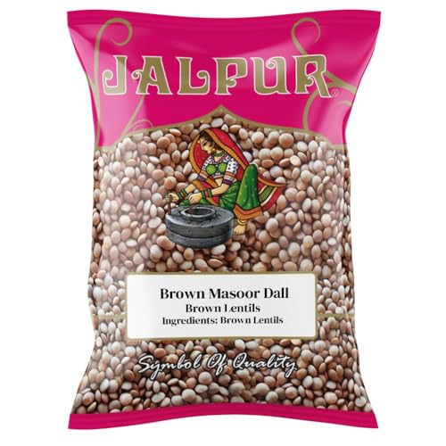 Braune Linsen (Masoor Dal) - 1 kg von Jalpur