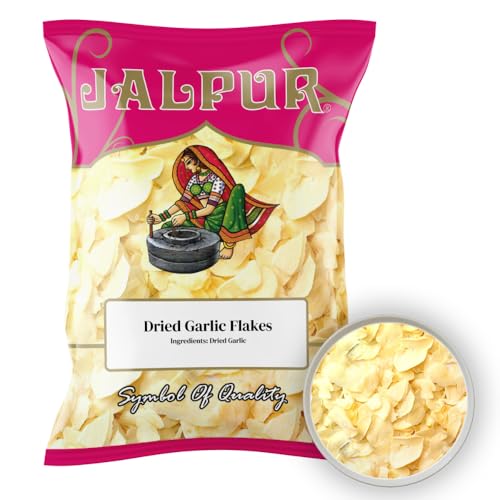 Jalpur Knoblauchflocken - 100g - 3er-Packung von Jalpur