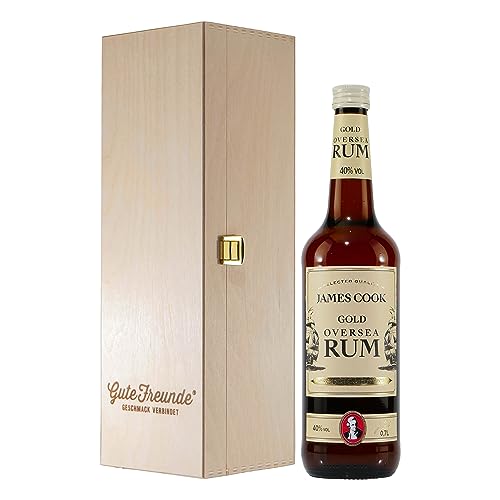 James Cook Oversea Gold Rum mit Geschenk-HK von James Cook