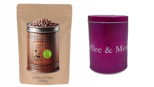 4,4 Liter Kaffeedose mit Löffel Die James Premium Kaffeedosen sind eine stilvolle und praktische Lösung für die Aufbewahrung von Kaffeebohnen. von James Premium