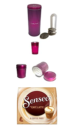 Café Latte + Paddose + Padheber + Schokostreuer+ passendem Glas von James Premium