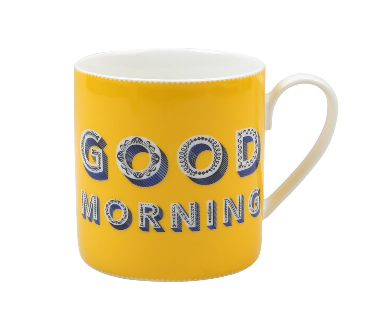 Mug GOOD MORNING gelb von Jamida AB