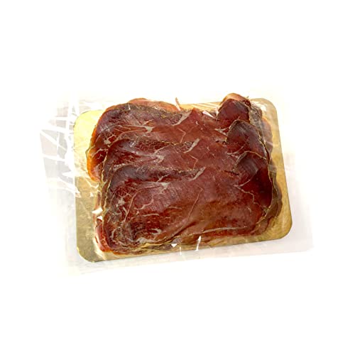 150g Cecina Rinderschinken, +6 Monate luftgetrocknet, geschnitten von Jamón y Vino - Spanische Delikatessen