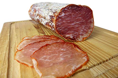 350g Lomo Ibérico Bellota - luftgetrocknete Schweinelende mit Paprika von Jamón y Vino - Spanische Delikatessen