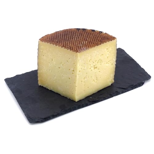 Manchego Käse Añejo 10-12 Monate gereift, Schafskäse aus 100% roher Manchego Schafsmilch, La Mancha Spanien von Jamón y Vino - Spanische Delikatessen