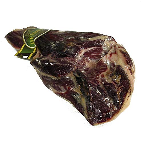 BOS FOOD - Pata Negra, 100% Jamon Iberico Recebo, ganzer Schinken ohne Knochen, ca.6 kg von Jamones y Embutidos Jierrito Alejo S.l.