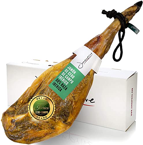 Pata Negra Schinken aus Wildpflanzenmast (Hinterschinken) 7 - 7.5 Kg - Spanischer Iberico Schinken von Jamonprive