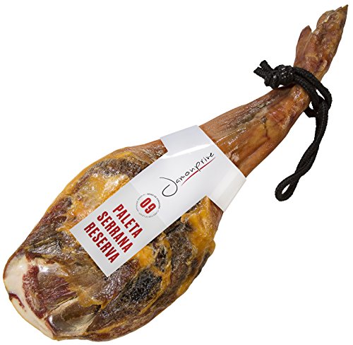 Serrano Schinken (Vorderschinken) Reserva Halbentbeint 4 - 4,5 Kg - Spanischer Schinken von Jamonprive