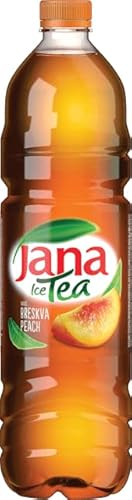 Jana Ice Tea Pfirisch - Erfrischungsgetränk mit Waldfrucht Geschmack, Eistee, EINWEG inkl. Pfand, (6 x 1.5l) (Pfirsich) von Jana Ice Tea