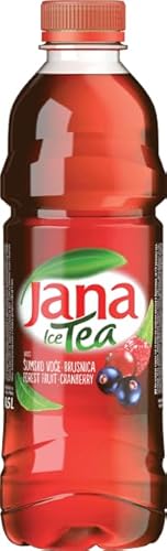 Jana Ice Tea Waldfrucht - Erfrischungsgetränk mit Waldfrucht Geschmack, Eistee, EINWEG inkl. Pfand, (6 x 0.5l) von Jana Ice Tea