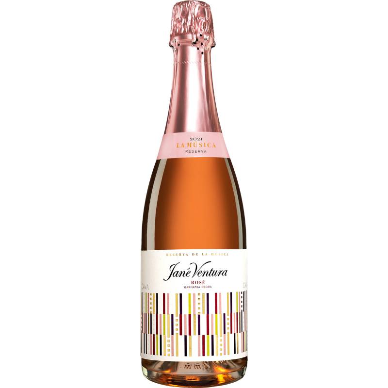 Jané Ventura Cava »Reserva de la Música« Rosé Reserva Brut 2021  0.75L 12% Vol. Trocken aus Spanien von Jané Ventura