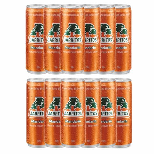 Jarritos Mexican Mandarin Limonade - 355 ml Dose (inkl. Pfand) 12 Dosen von Jarritos