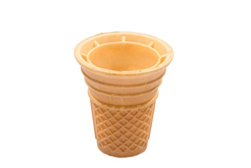 PJaspert Eiswaffeln | Waffelbecher "Softeis Cup groß" 70xØ64mm (24 Stück) von Jaspert Eiswaffeln