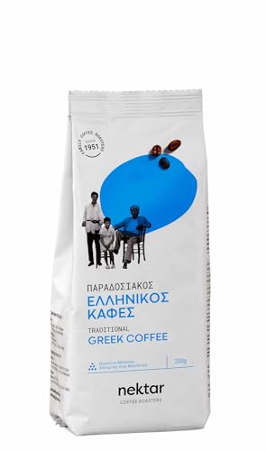 Griechischer Mokka Kaffee 200g Packung | Höchste Qualität | Greek Coffee | Tradition seit 1951 | Im Familienbetrieb hergestellt von Jassas Griechische Feinkost