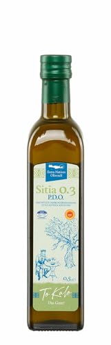 Griechisches Olivenöl Sitia 0.3% 0,5l von ToKalo | Hergestellt auf Kreta | Extra nativ | Mild-fruchtig | Kaltgepresst | 100% Koroneiki Oliven | Geschützte Herkunftsbezeichnung von Jassas Griechische Feinkost