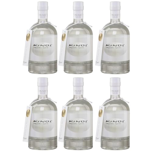 Skinos Mastiha Spirit Likör 6x 0,7l Flasche | Nr. 1 griechischer Liköre | Destillerie D&S | 30% Vol. | +20ml Jassas Olivenöl von Jassas Griechische Feinkost