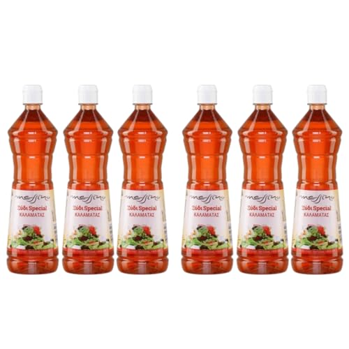 Weinessig Special Papadeas Messino 6x 0,4l Flasche | Bekannter Weinessig aus Griechenland | 100% aus Weintrauben | +20ml Jassas Olivenöl von Jassas Griechische Feinkost