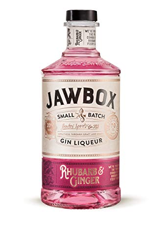 Jawbox Rhubarb and Ginger Gin Liqueur, 20% (1 x 0.7 l) von Jawbox