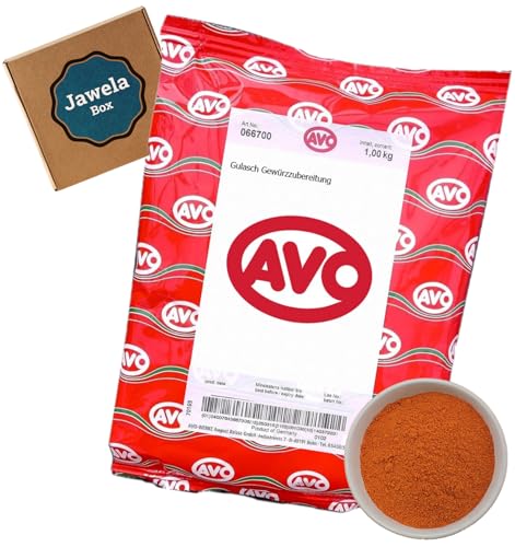 AVO Gulasch Gewürzzubereitung 1kg - Jawela Box - Gulasch Gewürz – Großpackung Gulaschgewürz von Jawela