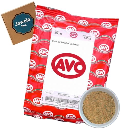 AVO Gyros Gewürz 1kg - Jawela Box - Gyros Gewürzmischung aus natürlichen Zutaten – Großpackung von Jawela