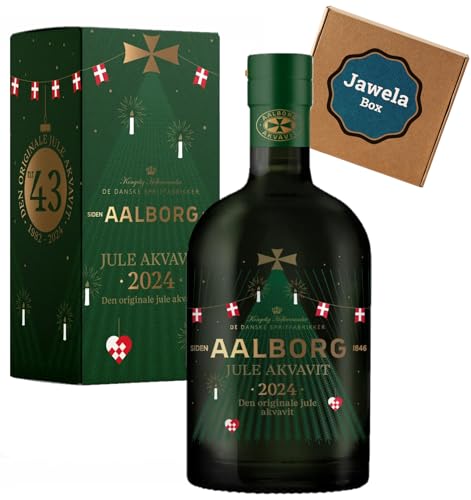 Aalborg Jule Akvavit 2024 47% 0,7 L - Aquavit - Weihnachts-Aquavit - Jawela Box von Jawela