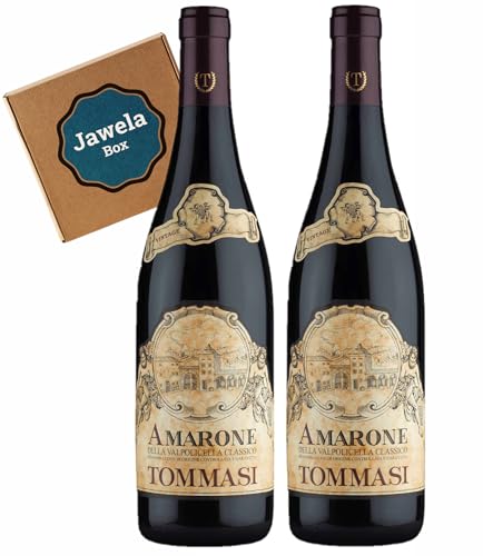 Tommasi Amarone della Valpolicella Classico DOCG 2 x 0,75l - Jawela Box 2er Set Amarone Tommasi - Rotwein von Jawela