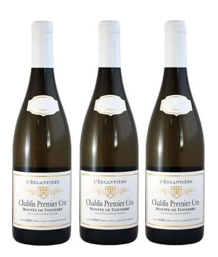 3x 0,75l - 2023er - Jean Durup - Domaine de l'Eglantière - Montée de Tonnerre - Chablis 1er Cru A.O.P. - Burgund - Frankreich - Weißwein trocken von Jean Durup