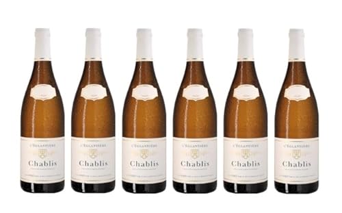 6x 0,375l - 2023er - Jean Durup - Domaine de l'Eglantière - Chablis A.O.P. - halbe - Burgund - Frankreich - Weißwein trocken von Jean Durup