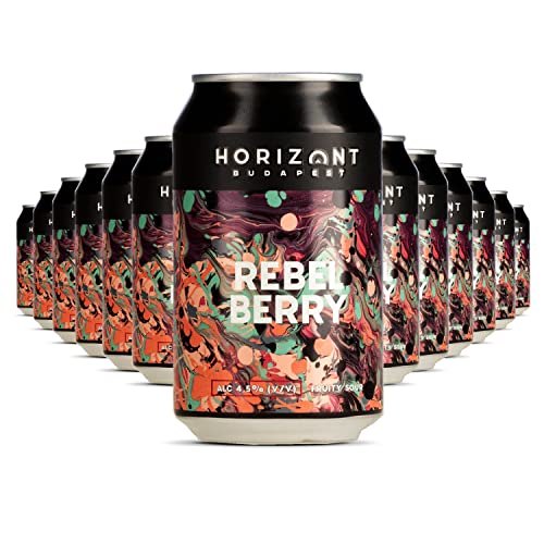 Horizont 'Rebel Berry' Fruited Beer (12 x 0,33 l) ** Sparpack 11+1 GRATIS ** (inklusive 3,00 € Pfand) von Jean Jartin Beer