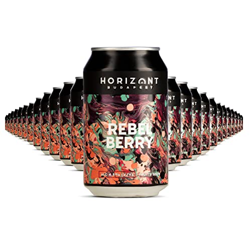 Horizont 'Rebel Berry' Fruited Beer (24 x 0,33 l) ** Sparpack 22+2 GRATIS ** (inklusive 6,00 € Pfand) von Jean Jartin Beer