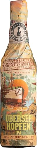 Insel-Brauerei #Überseehopfen IPA - fruchtig-herbes India Pale Ale von Rügen - ausgezeichnetes Craftbeer aus Norddeutschland - Testsieger Stiftung Warentest! (12 x 0,33 l) von Jean Jartin Beer