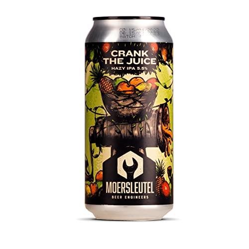 Moersleutel `Crank the Juice´ New England/Hazy IPA 5,5% (1 x 0,44l) inklusive 0,25 € Pfand von Jean Jartin Beer