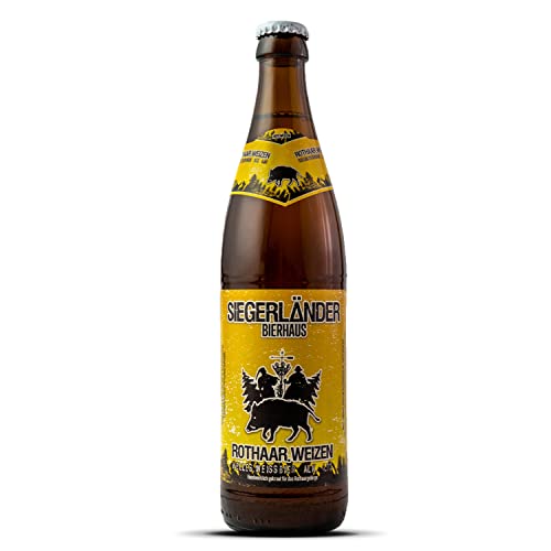 Siegerländer Bierhaus `Rothaar Weizen´ 4,9% (1 x 0,5l) inklusive 0,08 € Pfand von Jean Jartin Beer