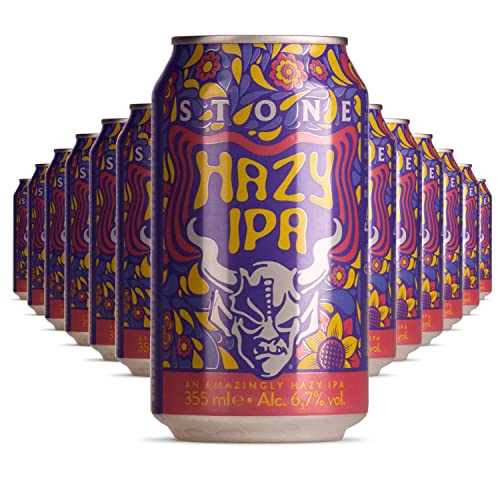 Stone Brewing `Stone Hazy IPA´ IPA 6,7% (12 x 0,355l) ** Sparpack 11+1 GRATIS ** (inklusive 3,00 € Pfand) von Jean Jartin Beer