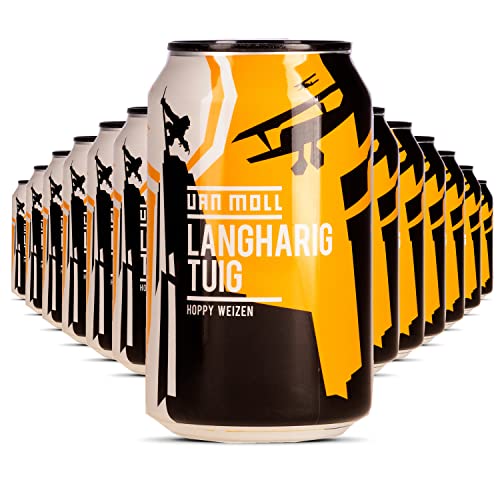 Van Moll `Langharig Tuig´Hoppy Weizen 5,5% (12 x 0,33 l) ** Sparpack 11+1 GRATIS ** (inklusive 3,00 € Pfand) von Jean Jartin Beer