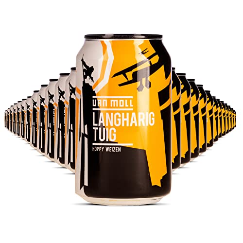 Van Moll `Langharig Tuig´ Hoppy Weizen 5,5% (24 x 0,33 l) ** Sparpack 22+2 GRATIS ** (inklusive 6,00 € Pfand) von Jean Jartin Beer