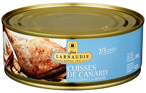 Jean Larnaudie Confit de Canard Maigre 2 bis 3 Cuisses - Entenkeulen Enten-Confit 800g von Jean Larnaudie