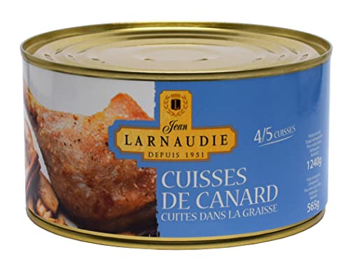 Jean Larnaudie Confit de Canard Maigre 4 bis 5 Cuisses - Entenkeulen Enten-Confit 1240g von Jean Larnaudie