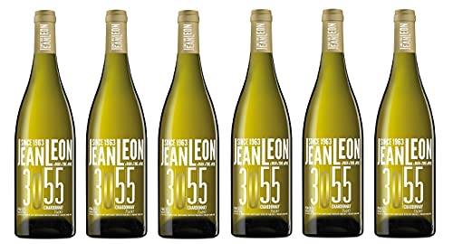 6x 0,75l - 2023er - Jean Leon - 3055 - Chardonnay - Penedès D.O.P. - Spanien - Weißwein trocken von Jean Leon