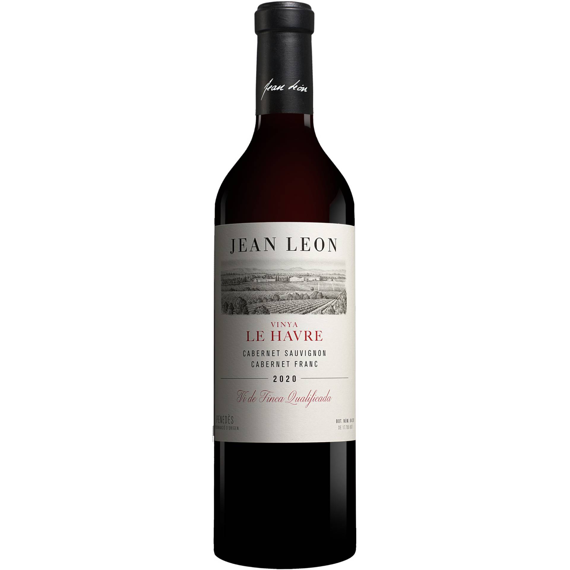 Jean León Cabernet Sauvignon »Vinya Le Havre« Reserva 2020  0.75L 14.5% Vol. Rotwein Trocken aus Spanien von Jean León