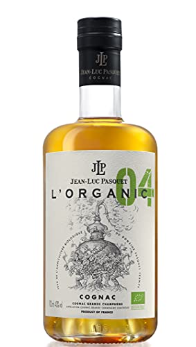 Jean-Luc Pasquet L’Organic I 4 Jahre gereifter Cognac I Bio-Produziertes Premium Produkt I Floral fruchtiger Cognac I 40% Vol. I 700 ml von UOOTPC