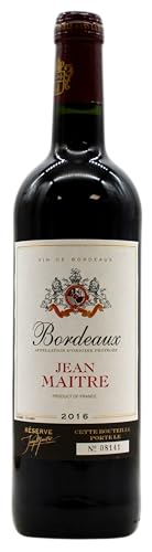 Jean Maitre Bordeaux Rotwein trocken 13% vol., (1 x 0.75 l) von Jean Maitre