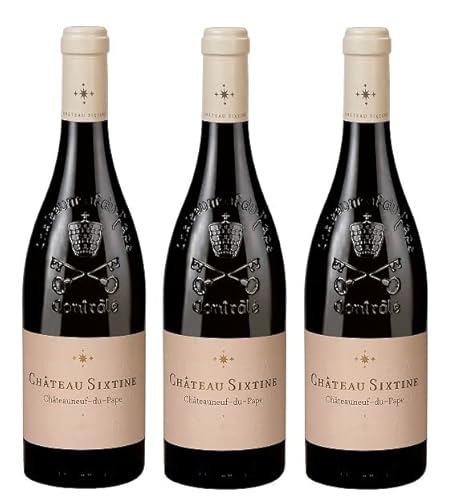 3x 0,75l - 2022er - Jean-Marc Diffonty - Château Sixtine - Châteauneuf-du-Pape A.O.P. - Frankreich - Rotwein trocken von Jean-Marc Diffonty