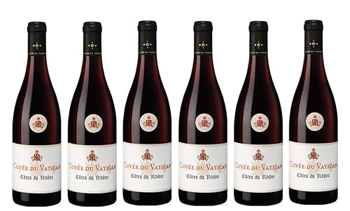 6x 0,75l - 2023er - Jean-Marc Diffonty - Cuvée du Vatican - Côtes-du-Rhône A.O.P. - Frankreich - Rotwein trocken von Jean-Marc Diffonty