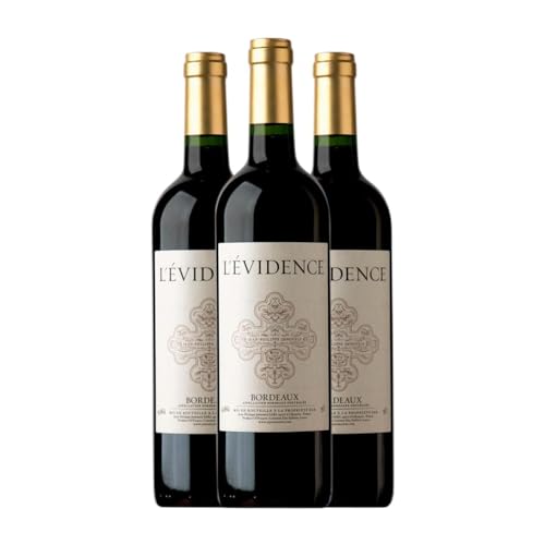 Jean Philippe Janoueix l'Evidence Merlot Bordeaux 75 cl (Schachtel mit 3 Flaschen von 75 cl) von Distribuidor