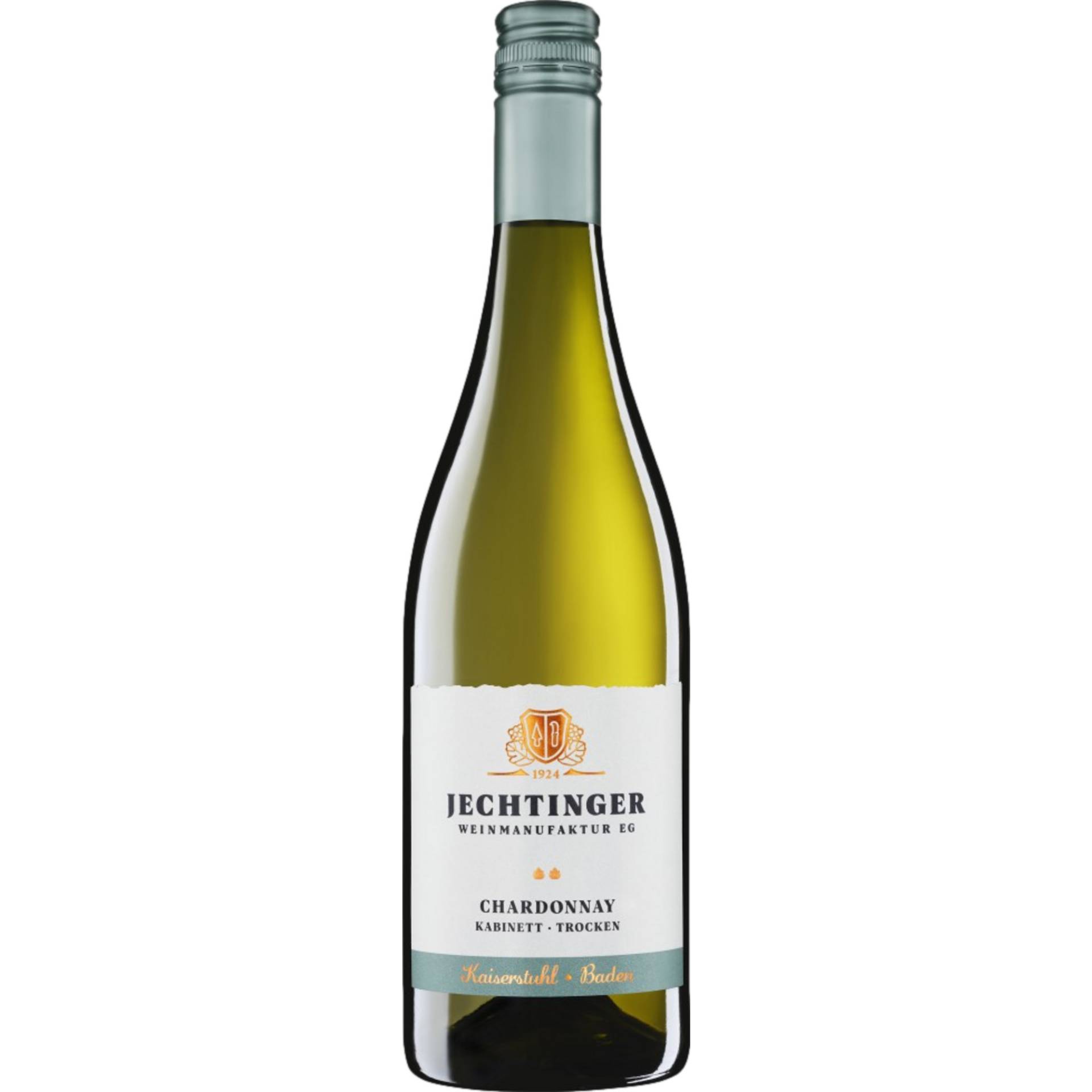 Jechtinger Chardonnay Kabinett, Trocken, Baden, Baden, 2022, Weißwein von Jechtinger Weinmanufaktur eG - Winzerstraße 1, 79361 Sasbach am Kaiserstuhl - DE