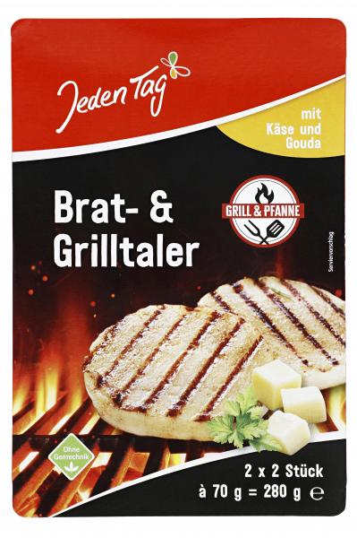 Jeden Tag Brat- & Grilltaler mit Käse und Gouda von Jeden Tag