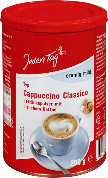 Jeden Tag Cappuccino Classico cremig mild von Jeden Tag