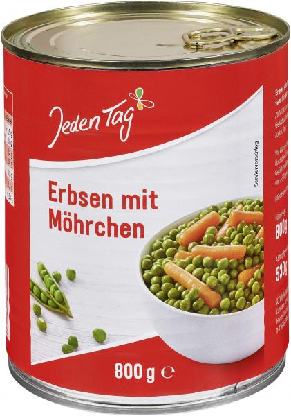 Jeden Tag Erbsen mit Möhren sehr fein von Jeden Tag